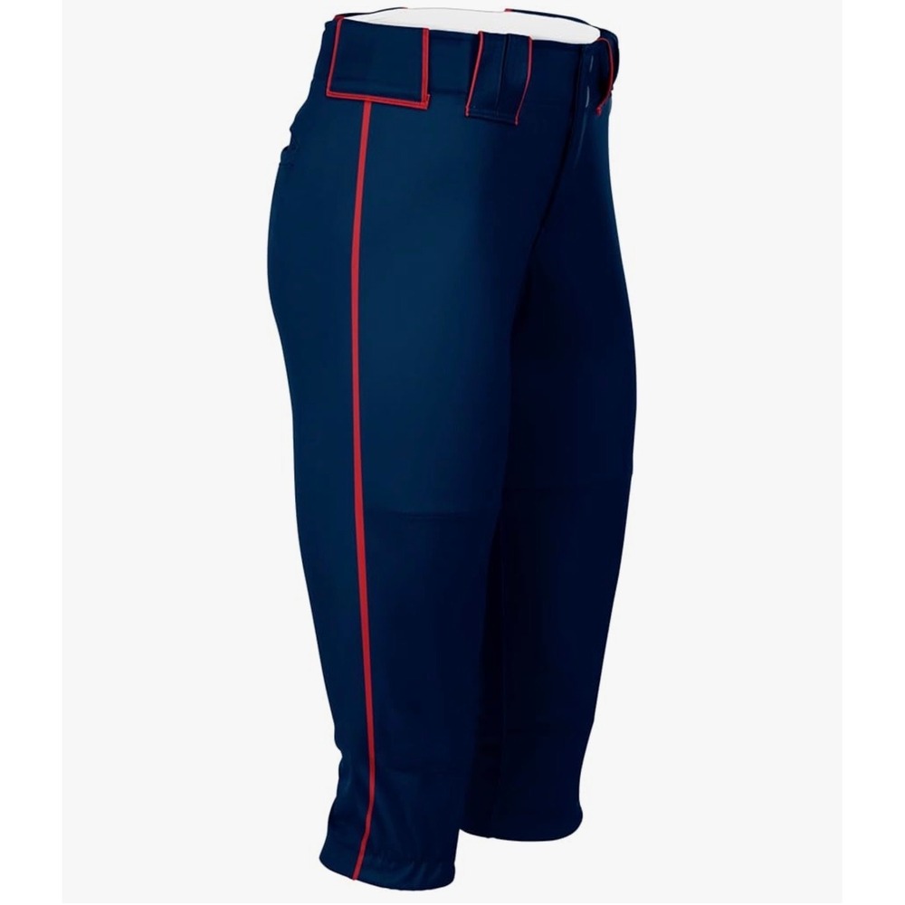 Boombah Hypertech Fastpitch Softball Pipe Plus‎ Pants Navy Red BM-6092W Size 24